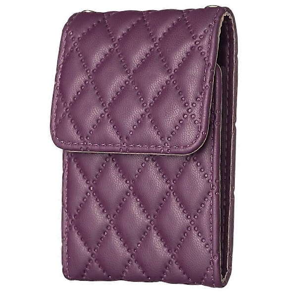 Type C BFK08 Mobiltelefon Kortholder til Bagsiden af Telefoncover Præget Læder Kortpung Ærme Multicolor Style C