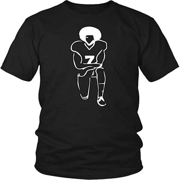 Herre Kaepernick T-shirt Colin Kaepernick T-shirts Im With Kap Take A Knee Sort - voksen, 3xl M