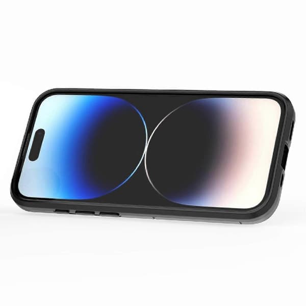 Anti-fall deksel TPU+PC telefondeksel med ringholderstativ for iPhone 15 Pro