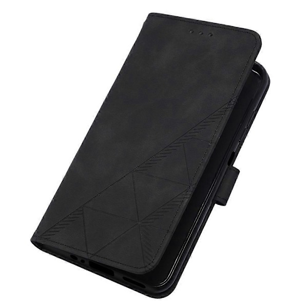 YB Imprinting Series-2 for Samsung Galaxy A15 4G Telefondeksel Stativ Lommebokdeksel med Skulderstropp