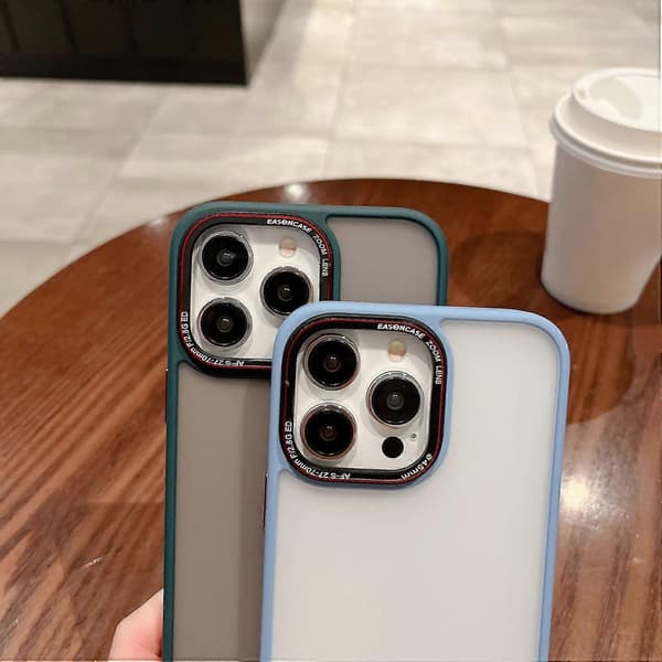 Deksel til iPhone 14 Pro med baksidebeskyttelse, mobiltelefon TPU+PC-deksel Multicolor Style C