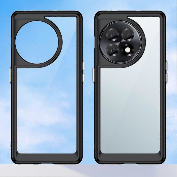 Transparent Skal för OnePlus Ace 2 5G/11R 5G TPU+Akryl Mobilskal Skyddande Fodral Multicolor Style A