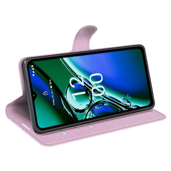 Til Nokia G42 Litchi Tekstur Telefon Stand Cover PU Læderpung Anti-ridse Etui Multicolor Style C