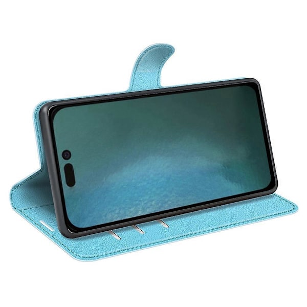 iPhone 14 6.1 tuuman PU-nahkainen lompakkokotelo jalustalla, kattava suojakuori Multicolor Style E