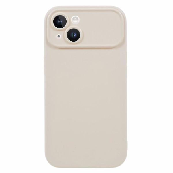 För Iphone 13 Matte Telefon Bakskal Soft Tpu Phone case Cover (exakt bakre linsutskärning) White