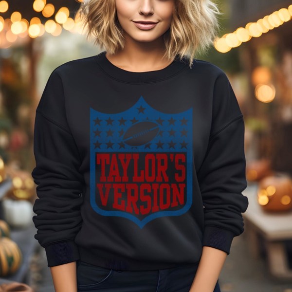 Taylors Version Football Sweatshirt, Tay Swift Football, Nfl Tay's Version, Swift Merch, Football Sunday, Football Swift, Taylor Shirt Light Pink L