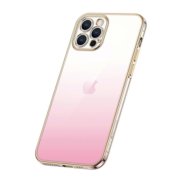 SULADA Godt Beskyttet Gradient Farge TPU Beskyttende Telefon Shell Deksel for iPhone 12 Pro Max