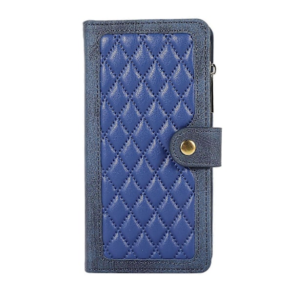 Samsung Galaxy A55 5G Kotelo Vetoketjutasku Käännettävä Nahkainen Puhelinkotelo Käsilaukku Multicolor Style F