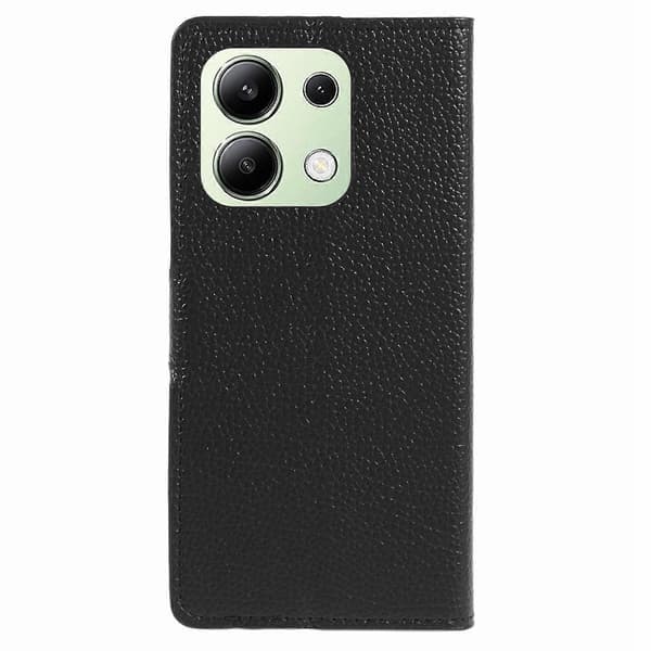 Lædercover med litchi-tekstur til Xiaomi Redmi Note 13 4G