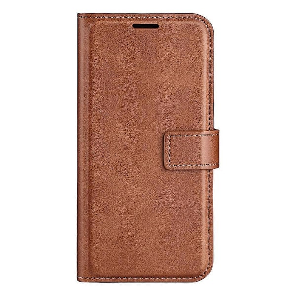 Til Xiaomi Redmi Note 14 Pro 5G Stand Case Anti-Scratch Kalvetekstur Læder Telefon Cover Multicolor Style F