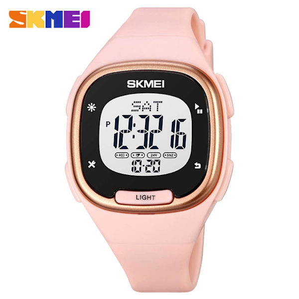 SKMEI 1959 sportklockor Nedräkning dubbel tid watch väckarklocka Kronografbord Digitala klockor pink