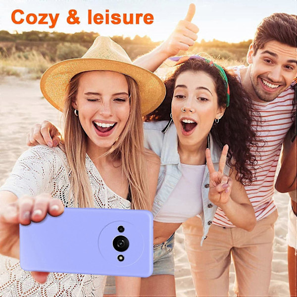 För Xiaomi Redmi A3/Poco C61 4G Slim Fodral Stöttåligt 2.2mm TPU Telefonskal Multicolor Style A