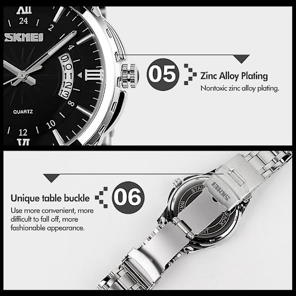 Skmei 9069 Multifunktionell utomhus vattentät watch Svart Black