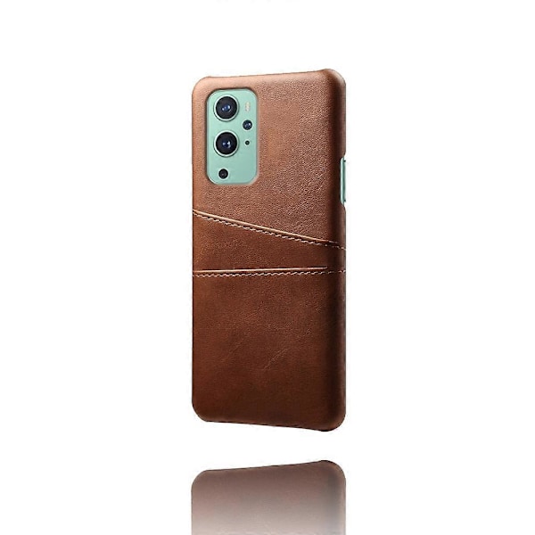 KSQ PC+PU Læderbelagt Etui med Dobbelt-Kortpladser til OnePlus 9 Pro Multicolor Style C