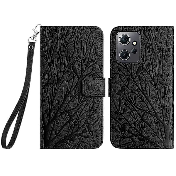 Xiaomi Redmi Note 12 4G -kotelo, naarmuuntumaton lompakko PU-nahkainen jalustallinen puhelinkuori Multicolor Style C