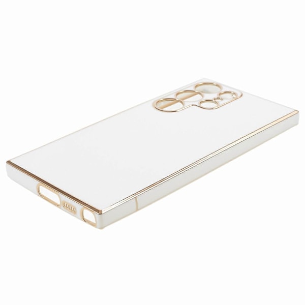 Til Samsung Galaxy S23 Ultra Blankt Telefoncover 6D Elektropletterede Kanter Blødt TPU Cover Multicolor Style F