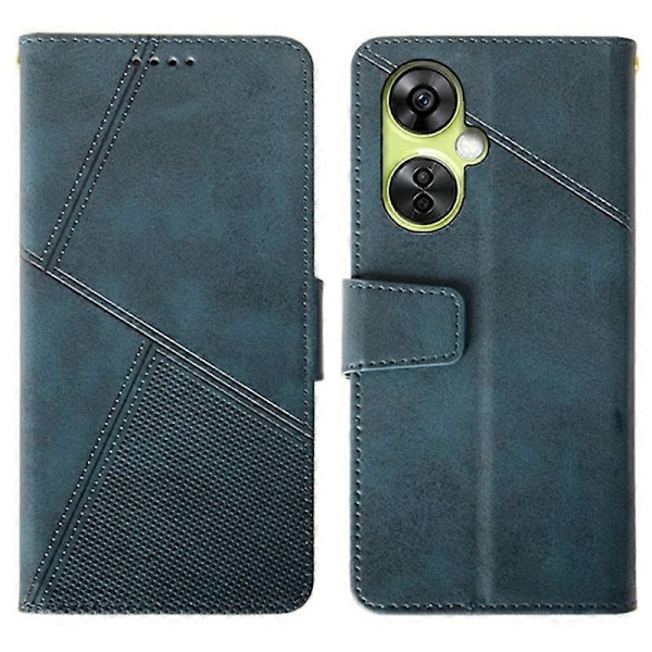 IDEWEI OnePlus Nord CE 3 Lite 5G/Nord N30 5G -kotelo vasikannahkakuvioinen lompakkopuhelimen nahkakansi Multicolor Style A
