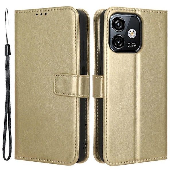 För Ulefone Note 16 Pro Folio Flip Telefonfodral PU Läder Ställ Plånboksfodral Multicolor Style B