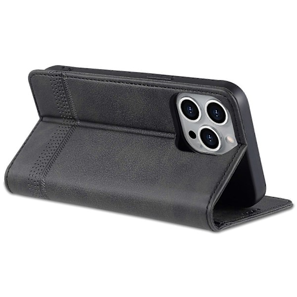 AZNS Plånboksfodral i PU-läder till iPhone 15 Pro Max med Ställ och Skydd Multicolor Style F