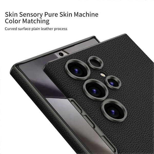 GKK Samsung Galaxy S24 Ultra PC+PU -kotelo, ihonmyötäinen ohut puhelinkuori Multicolor Style C