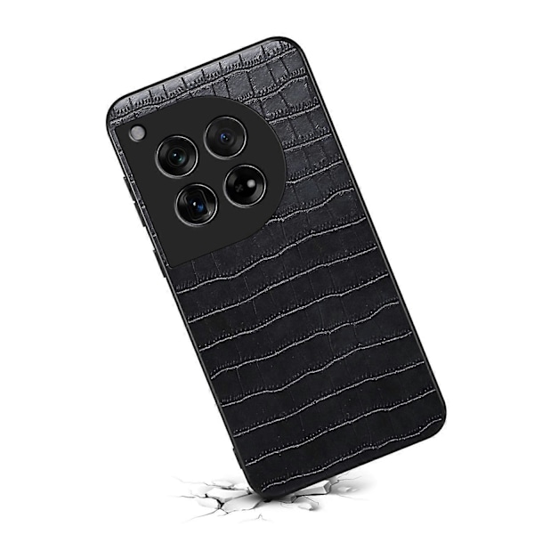 Til OnePlus Ace 3 5G/12R 5G Ridsefast Etui Krokodille Tekstur Læder+TPU+PC Telefon Cover Multicolor Style A