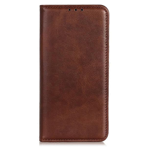 Splitlæder Magnetisk Auto-absorberende Wallet Telefon Stand Shell Case til iPhone 13 6.1 tommer Multicolor Style D