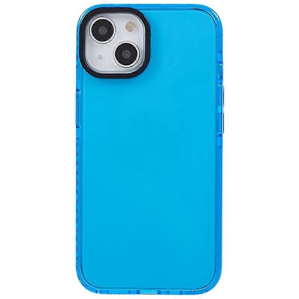PC+TPU-skal för iPhone 13 6,1 tum, falltåligt, genomskinligt mobiltelefon baksidesskydd Multicolor Style C