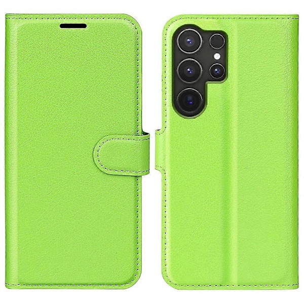 Til Samsung Galaxy S25 Ultra Case Litchi Tekstur Stødsikker Læder Wallet Telefon Cover Multicolor Style F