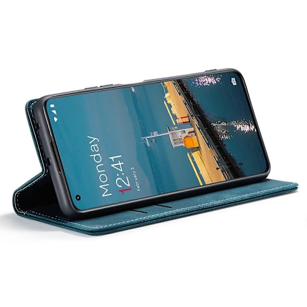 CASEME 013 -sarjan puhelinkotelo OnePlus 11 5G:lle, magneettinen läppä PU-nahkakotelo lompakolla ja jalustalla Multicolor Style C