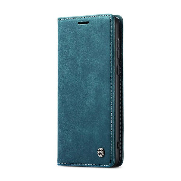 Til Samsung Galaxy A56 5G Case CASEME 013 Serie Kortholder Stativ Læder Telefon Cover - Kaffe Multicolor Blue