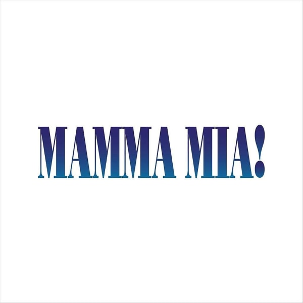 Allt+alla Mamma Mia Teaterlogo T-shirt för kvinnor White M