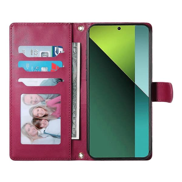 Kompatibelt med Xiaomi Redmi Note 13 Pro 5G Mobilskal Multicolor Red