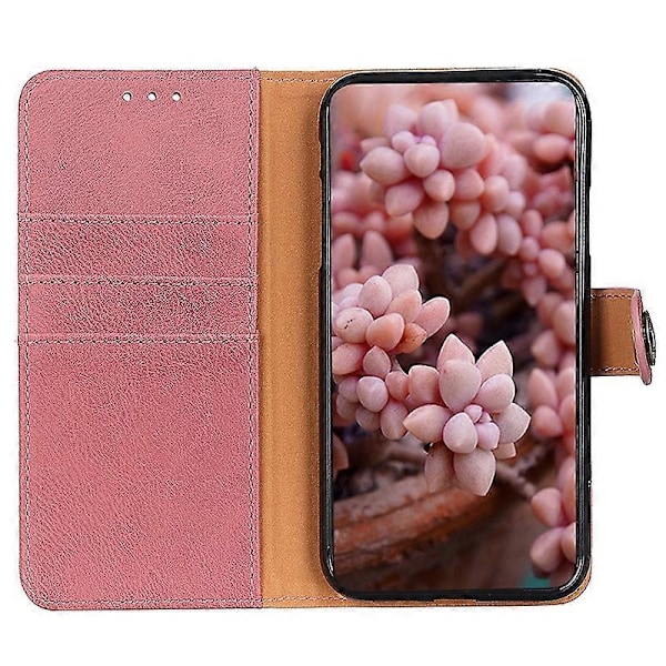 KHAZNEH PU Læder Wallet Cover med Stativ til Huawei Mate 60 Pro - Ko Læder Tekstur Multicolor Style B