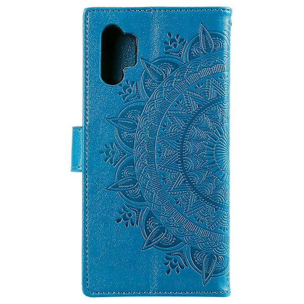Præget Mandala Blomst Tegnebog Læder Etui med Rem til Samsung Galaxy A32 4G (EU Version) Multicolor Style B