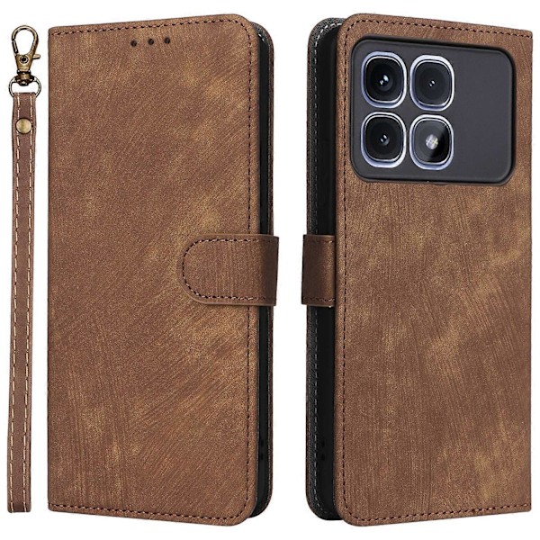 För Xiaomi Redmi K70 Ultra Fodral RFID-blockerande PU Läder Plånboksfodral Multicolor Style B