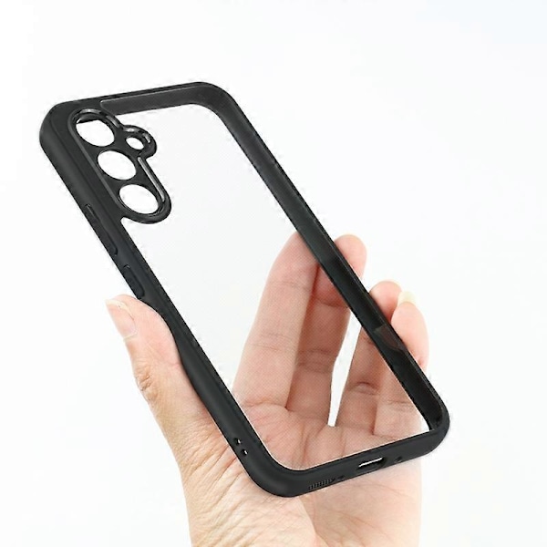 Samsung Galaxy A35 5G -kotelo TPU+PC Naarmuuntumaton Läpinäkyvä Puhelinkuori
