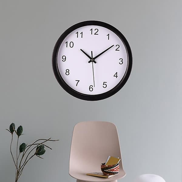 Silent Sweep Modern Graceful Bell Desk Creative Digital Clock