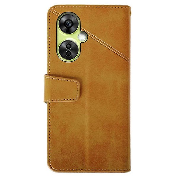 IDEWEI OnePlus Nord CE 3 Lite 5G/Nord N30 5G -kotelo vasikannahkakuvioinen lompakkopuhelimen nahkakotelo Multicolor Style G