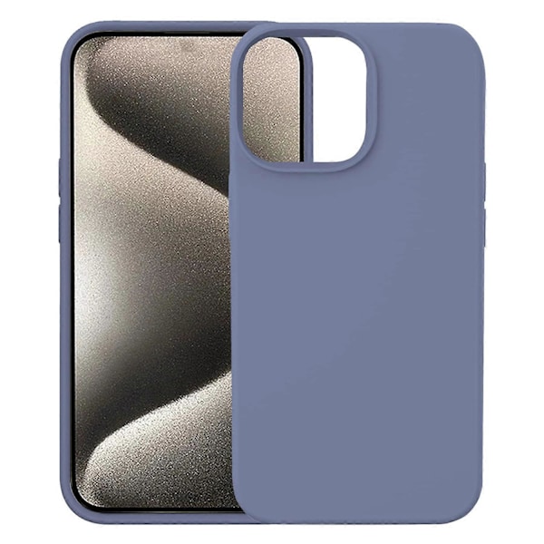 KALEBOL KLB-YTGJ001 Deksel til iPhone 12 Pro, ensfarget flytende silikon+PC-telefondeksel - Grønn Multicolor Lilac Purple