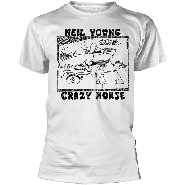 Neil Young 'zuma' (vit) T-shirt White 3XL