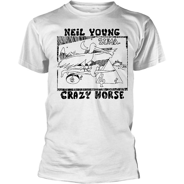 Neil Young 'zuma' (vit) T-shirt White S