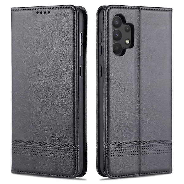 AZNS Stand Wallet Auto-absorberende Magnetisk Læder Etui til Samsung Galaxy A32 4G Multicolor Style B