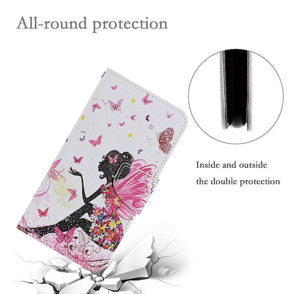 Til Samsung Galaxy A06 Etui Mønsterprint Beskyttende Læder Folio Telefon Cover - Mælkebøtte Multicolor Dancer