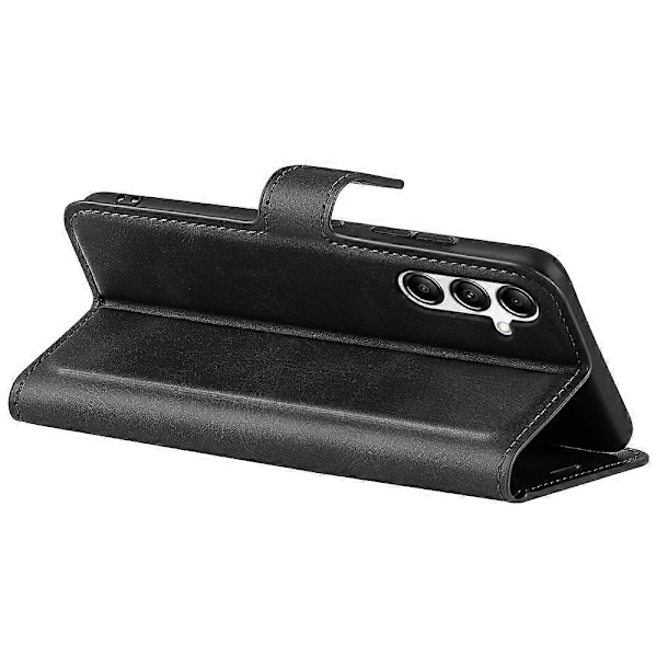 Samsung Galaxy A34 5G Folio Flip -puhelinlaukku vasikannahkajäljitelmällä, jalustalla ja lompakkokotelolla Multicolor Style B