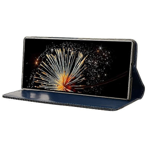 För Xiaomi Mix Fold 3 5G Vikbart Fodral Retro PU Läder Ställ Telefonskal Multicolor Style C