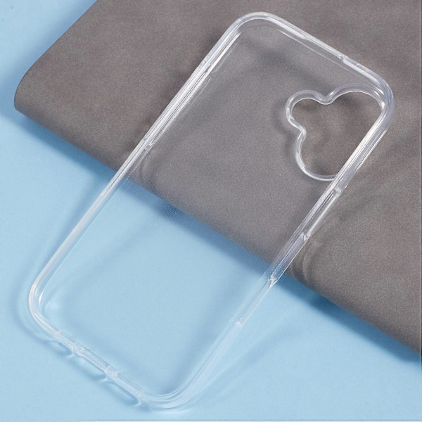 10 st/set Skal till iPhone 16, genomskinligt TPU, vattenmärkesfritt, stötsäkert