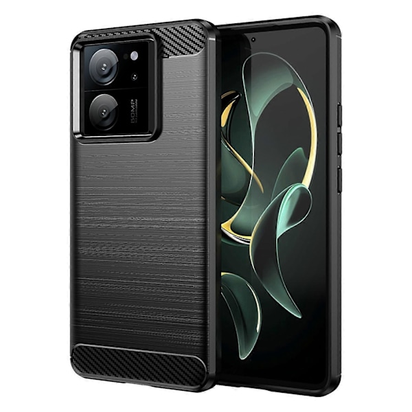 Xiaomi Redmi K60 Ultra/13T/13T Pro hiilikuitukuvioitu harjattu TPU-puhelinkotelo Multicolor Style A