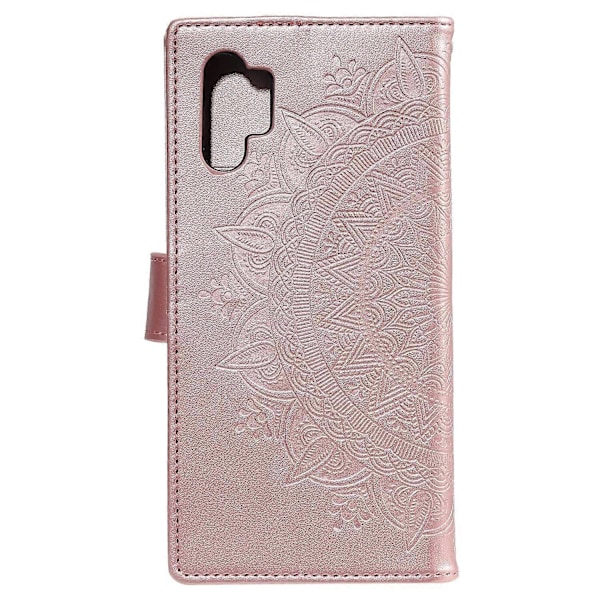 Præget Mandala Blomst Tegnebog Læder Etui med Rem til Samsung Galaxy A32 4G (EU Version) Multicolor Style G
