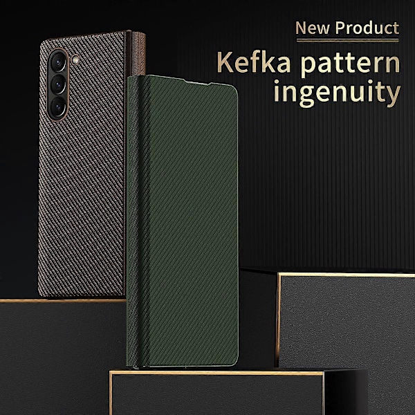 Slimmat Skal för Samsung Galaxy Z Fold5 5G Anti-Fingeravtryck Telefonskal Skyddande Mobilskal Multicolor Style A