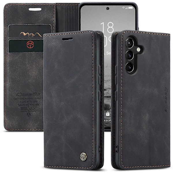 CASEME 013 -sarjan puhelinkotelo Samsung Galaxy A54 5G:lle PU-nahkakotelo Lompakkoteline Iskunkestävä suojus Multicolor Style E